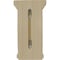 Ekena Millwork 5 1/2"W x 5 1/2"D x 10"H Fluted Corbel, Rubberwood COR05X05X10FLRW - alternate 2